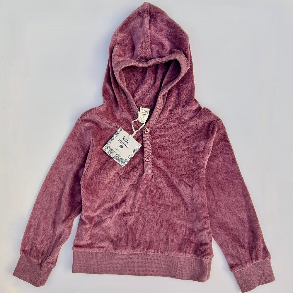 Kate Quinn Hoodie 3T NWT (new with tags) | Organic Cotton Velour | Purple